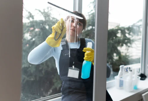 Nettoyage de vitres intérieures et extérieures au Val-Doré